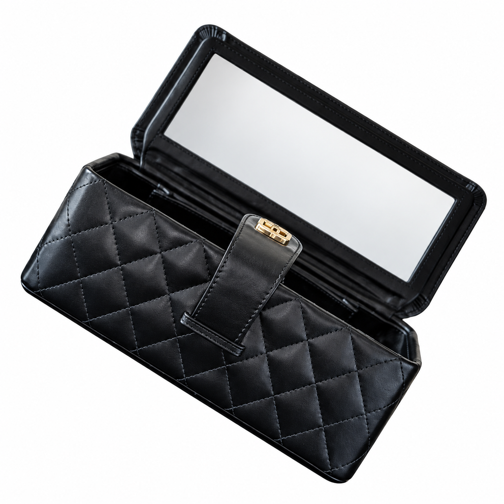 Chanel Quilted Lambskin Vanity Case
