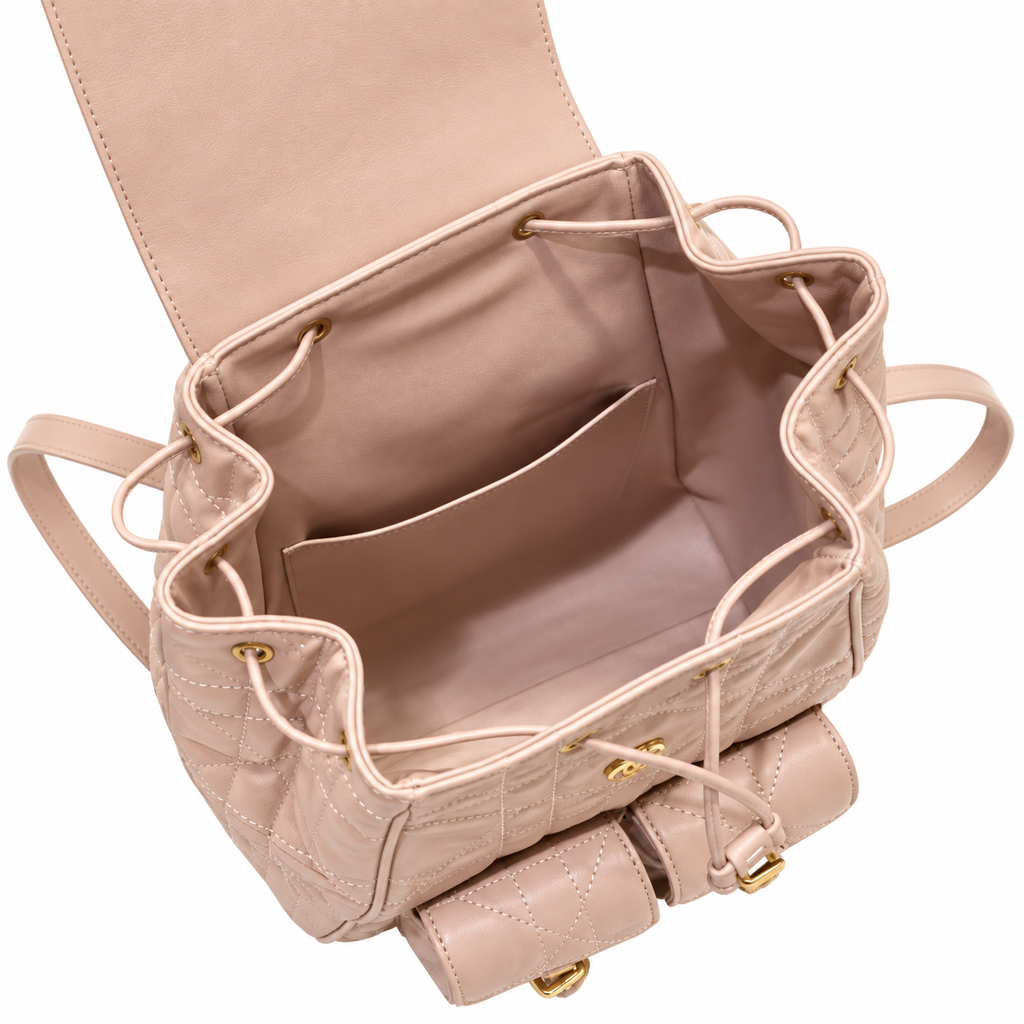 Dior Cannage Quilted Travel Backpack 23cm