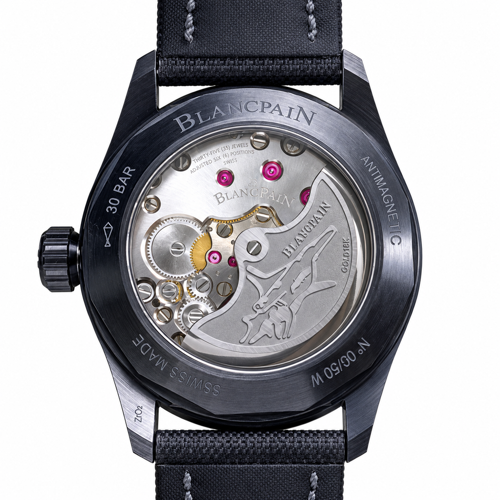Blancpain Fifty Fathoms Bathyscaphe Green Gradient DLC Dive Watch