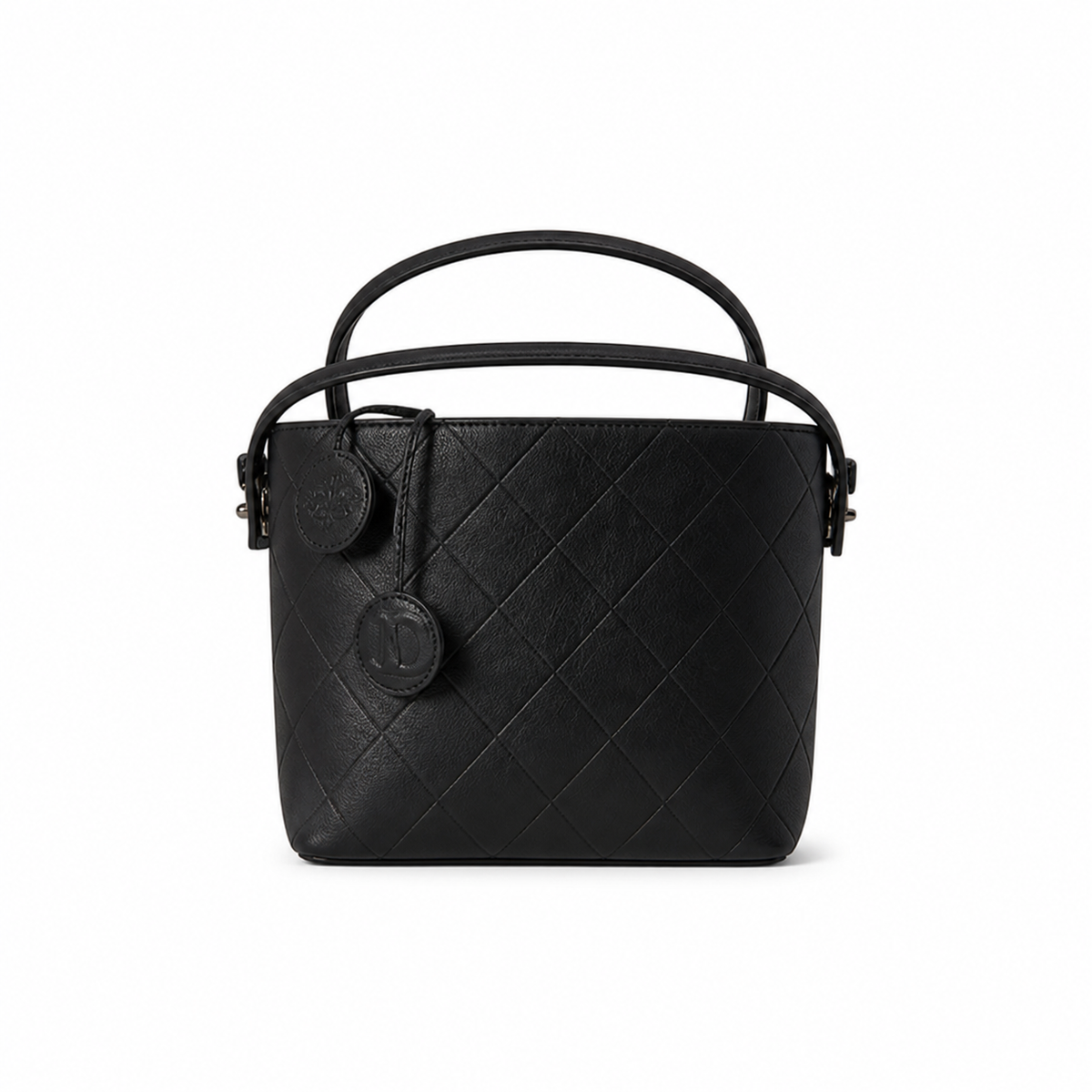 Chanel CC Quilted Top Handle Bag | Detachable Chain & Gold — 27cm