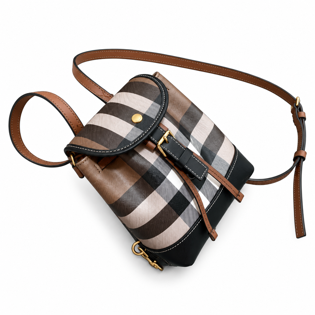 Burberry Heritage Check Everyday Statement Bag