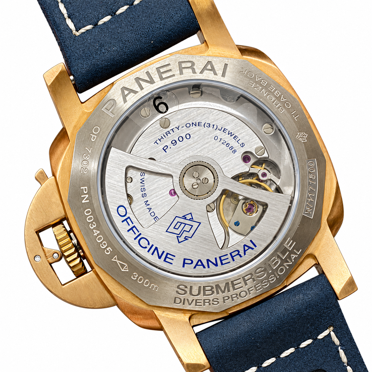 Panerai Luminor Due Automatic 44mm Men's Steel Watch Black Dial