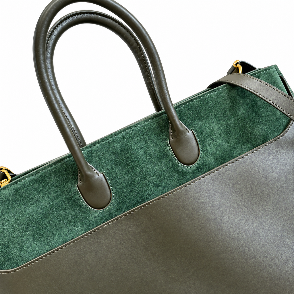 Burberry Forest Elegance Textured Tote Bag