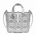 Dior Cannage Quilted Large Shoulder Tote 23cm