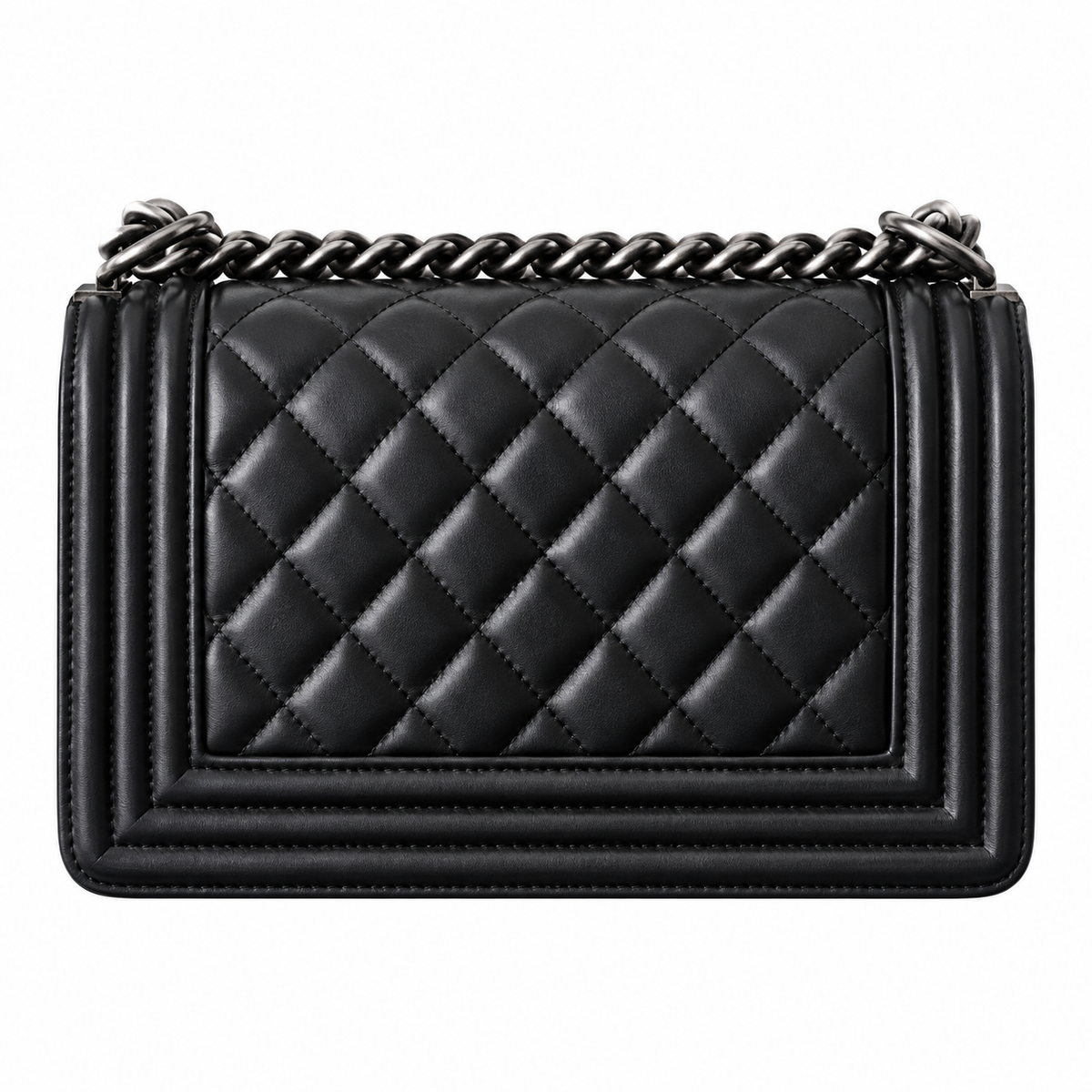 Chanel Quilted Chain Flap Bag 20cm