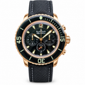 Blancpain Fifty Fathoms Flyback Chronograph – Rose Gold Black Dial Ceramic Bezel Swiss Automatic