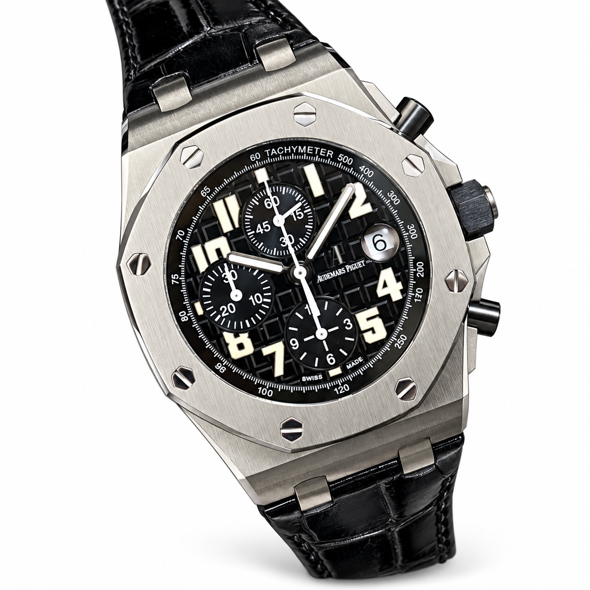 Audemars Piguet Royal Oak Offshore Black Dial Stainless Steel Chronograph