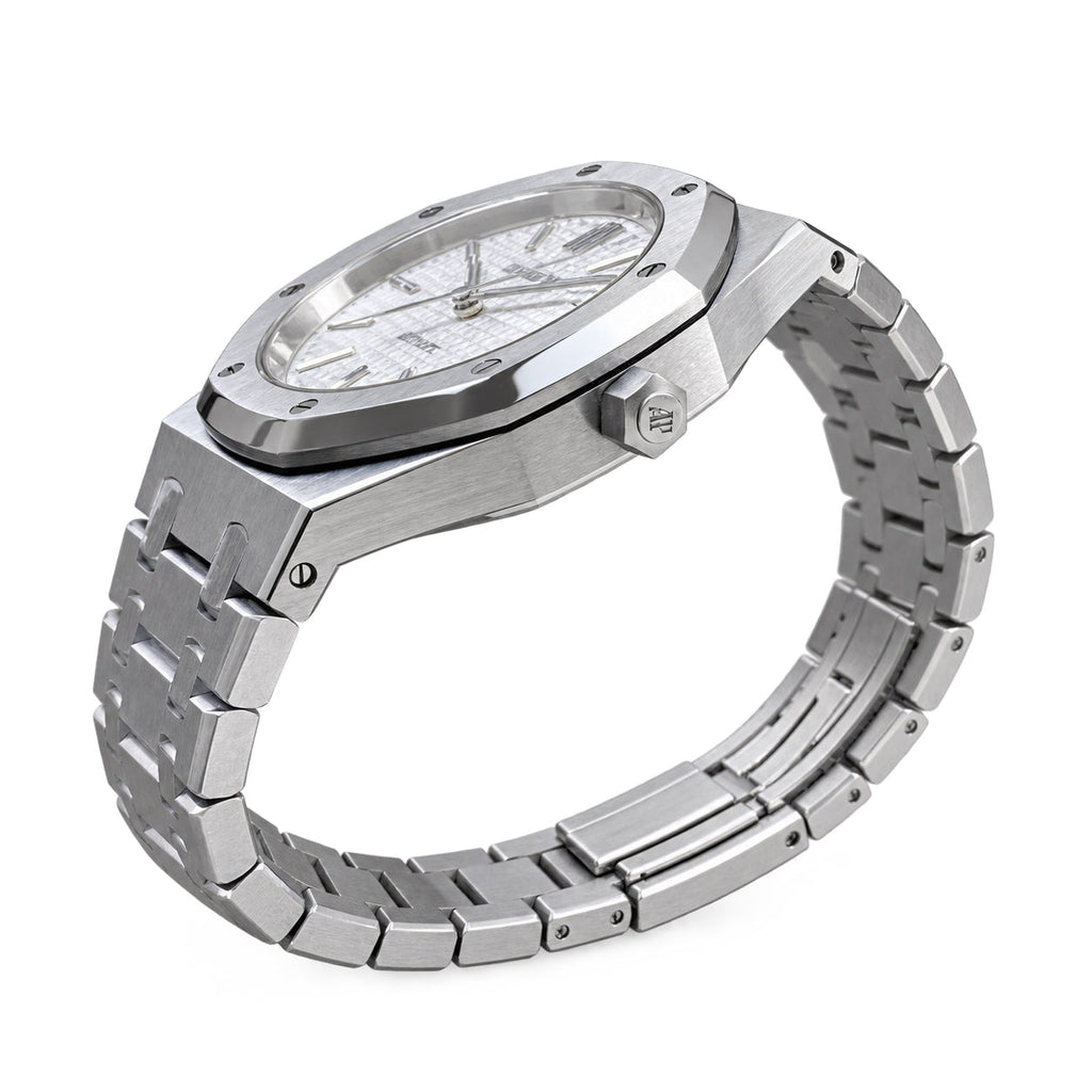 Audemars Piguet Royal Oak Automatic Date Steel White Dial
