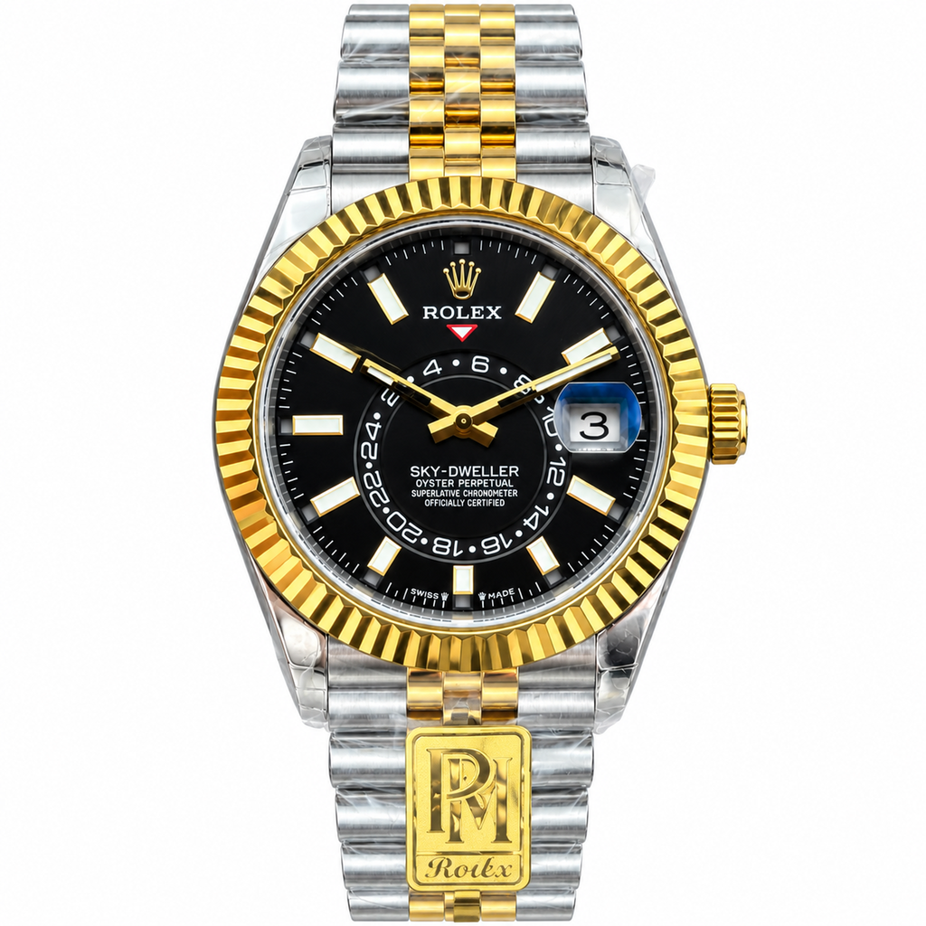 Rolex Sky-Dweller 42mm Automatic Luxury Watch – Annual Calendar, Dual Time Zone, Sapphire Crystal