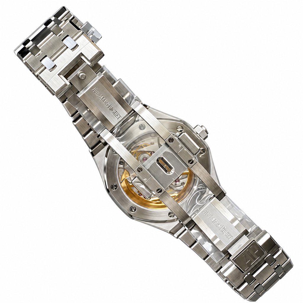 Audemars Piguet Royal Oak Automatic Black Tapisserie Steel
