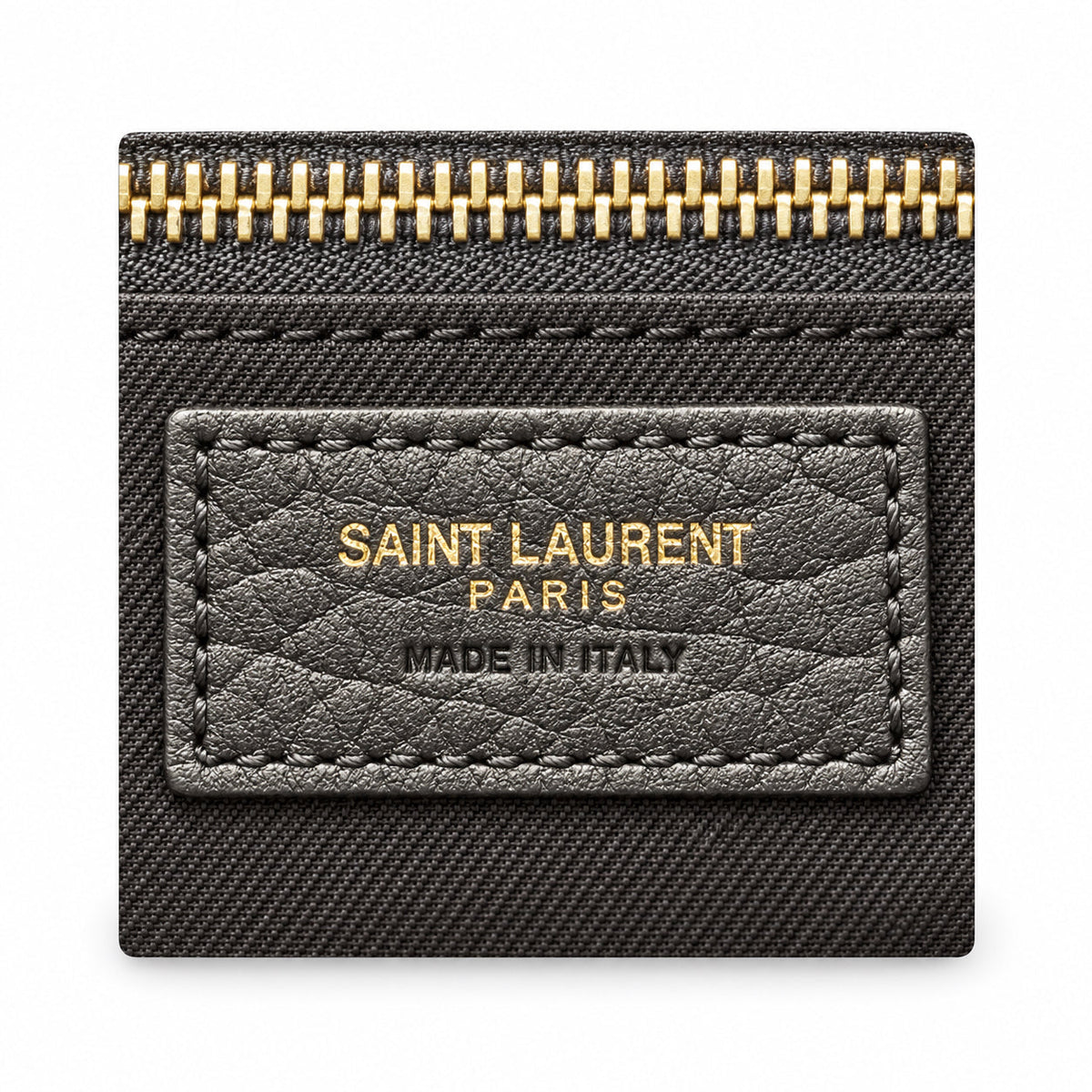 Saint Laurent YSL Calypso Chain Bag – Black Grained Leather
