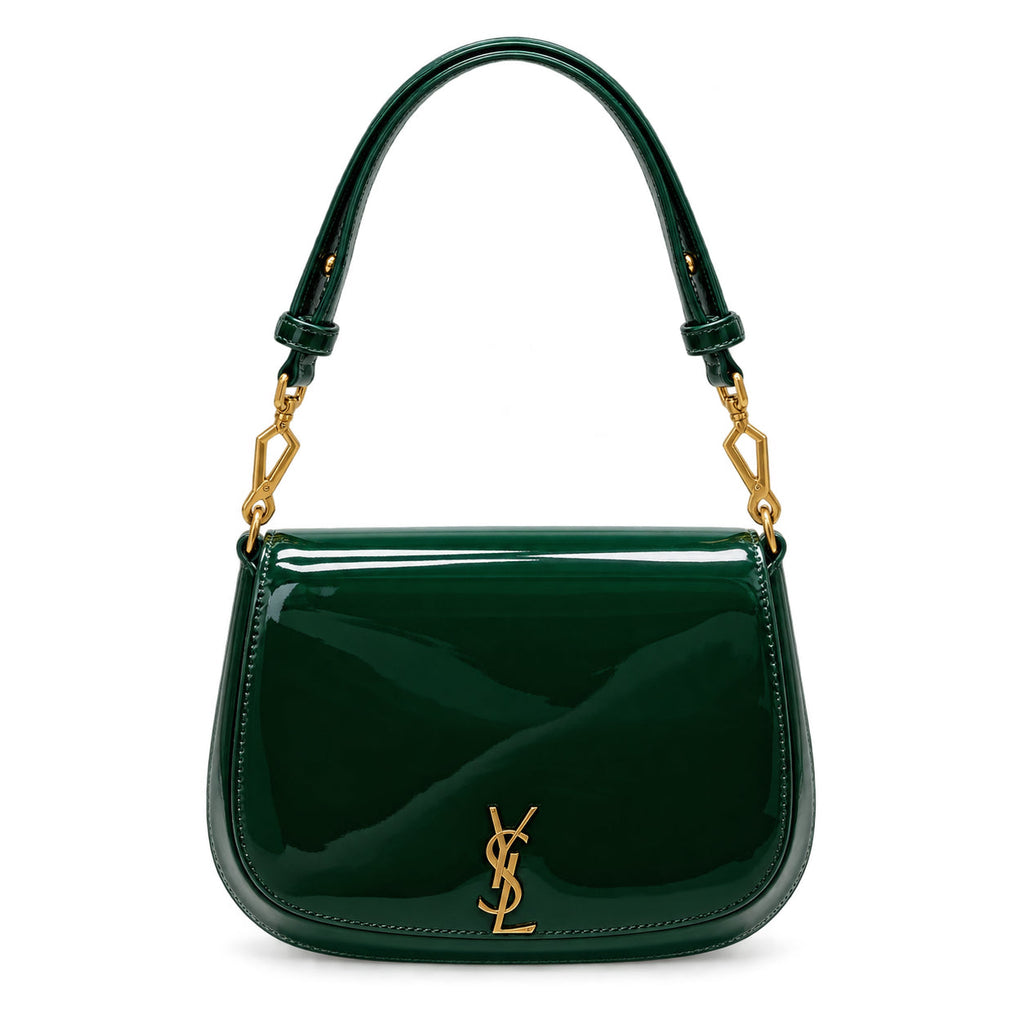 Saint Laurent Voltaire Shoulder Bag in Forest Green