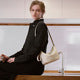 Ivory Pebbled Leather Mini Crescent Shoulder Bag with Wrist Strap